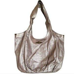Elliott Lucca Metallic Gold Shoulder Bag Purse